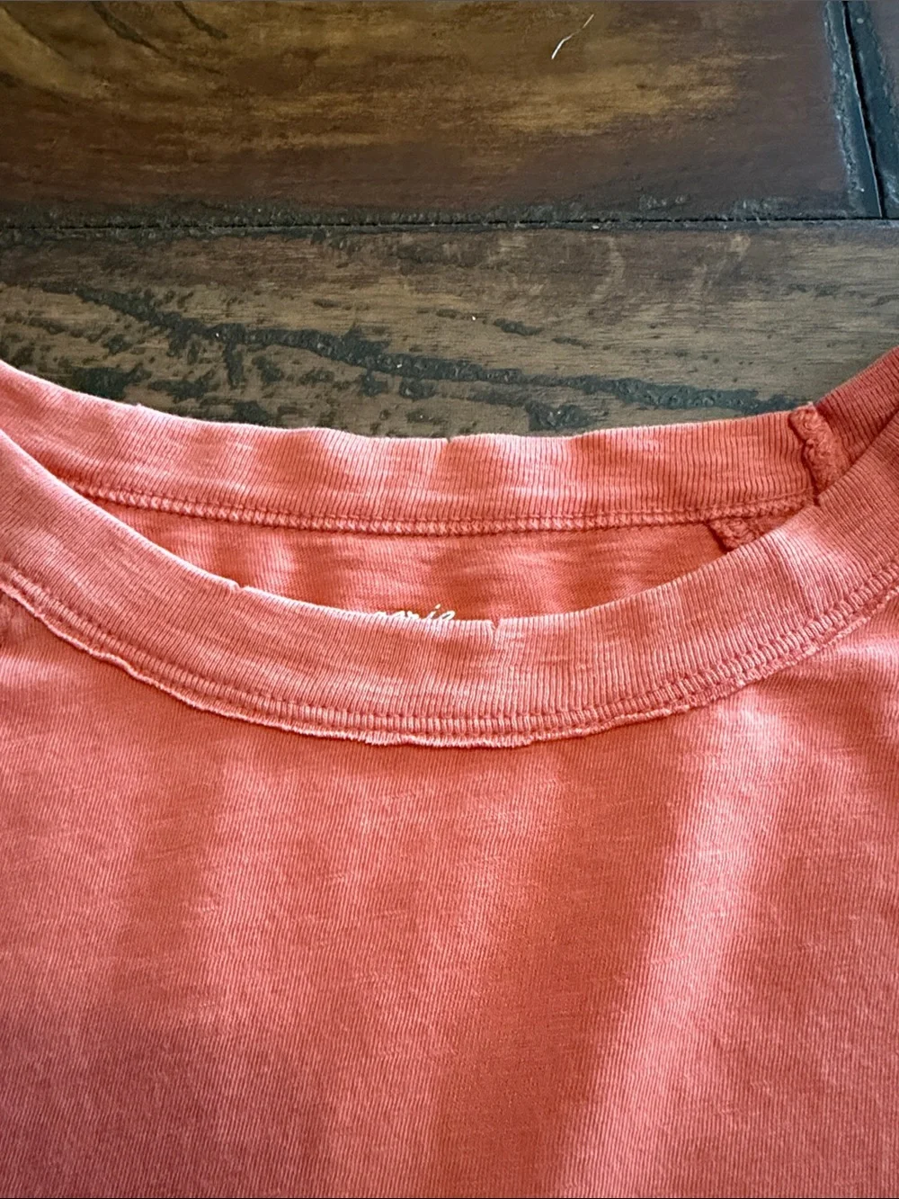 aerie Coral Short Sleeve Tee